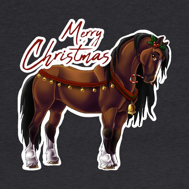 Jingle Bells Merry Christmas by Unicornarama